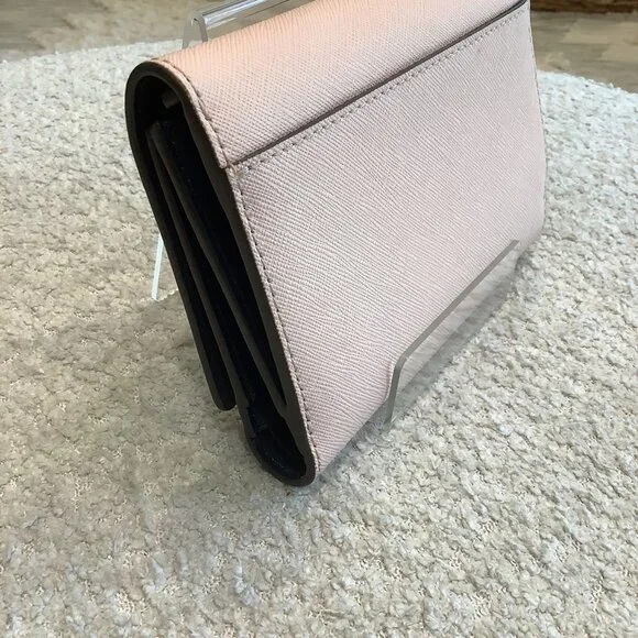 Beautiful Tory Burch Pink Tri-Fold Wallet - Picture 3 of 6